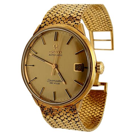 men's 18 karat gold watches.